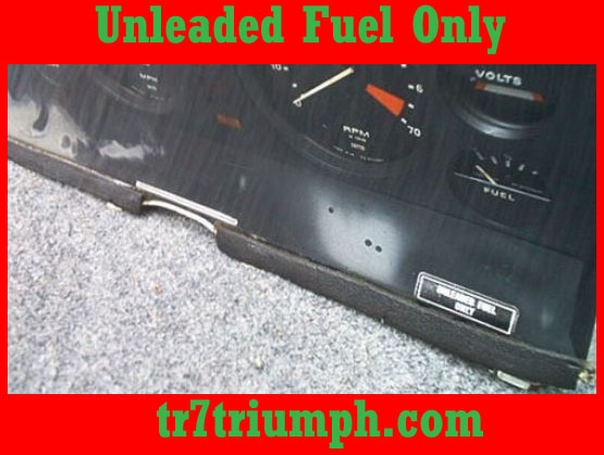 C44700 - Triumph TR8 Unleaded Fuel Only Sticker.JPG
